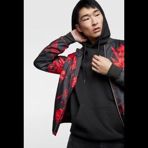 Zara Floral Jacket Size L